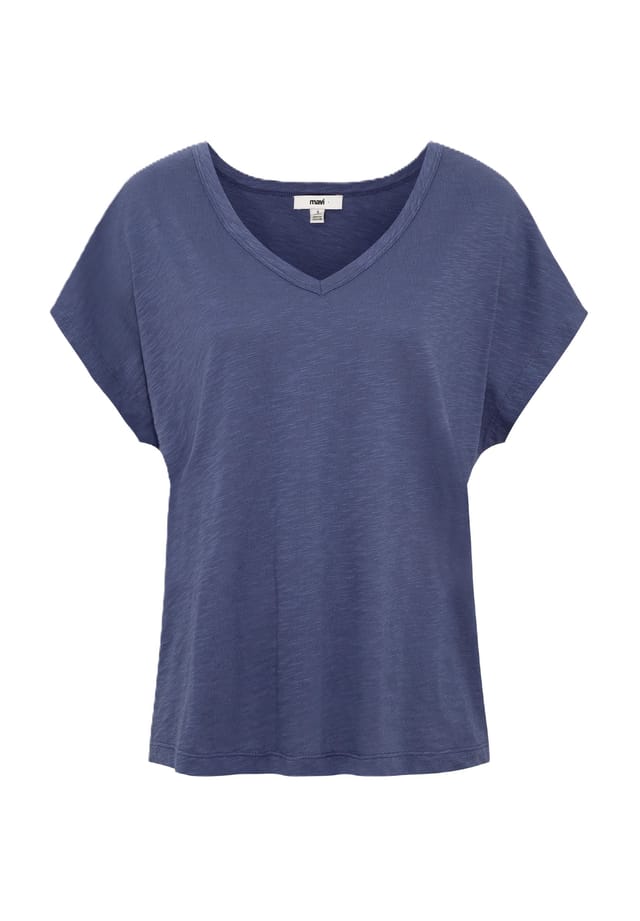 Футболка хлопковая с v-образным вырезом Mavi, синий
Футболка хлопковая с v-образным вырезом Mavi, синий