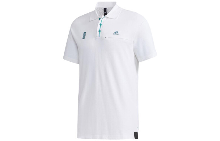 Рубашка поло мужская белая Adidas, белый
Рубашка поло мужская белая Adidas, белый
