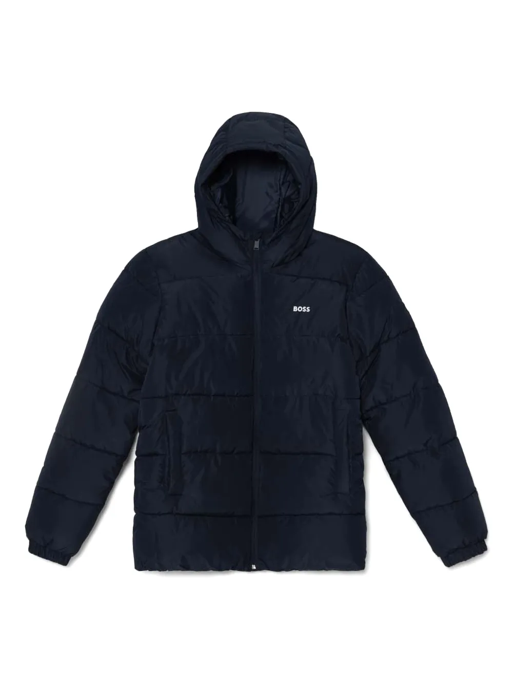 Пуховик с капюшоном BOSS Kidswear, синий
Пуховик с капюшоном BOSS Kidswear, синий