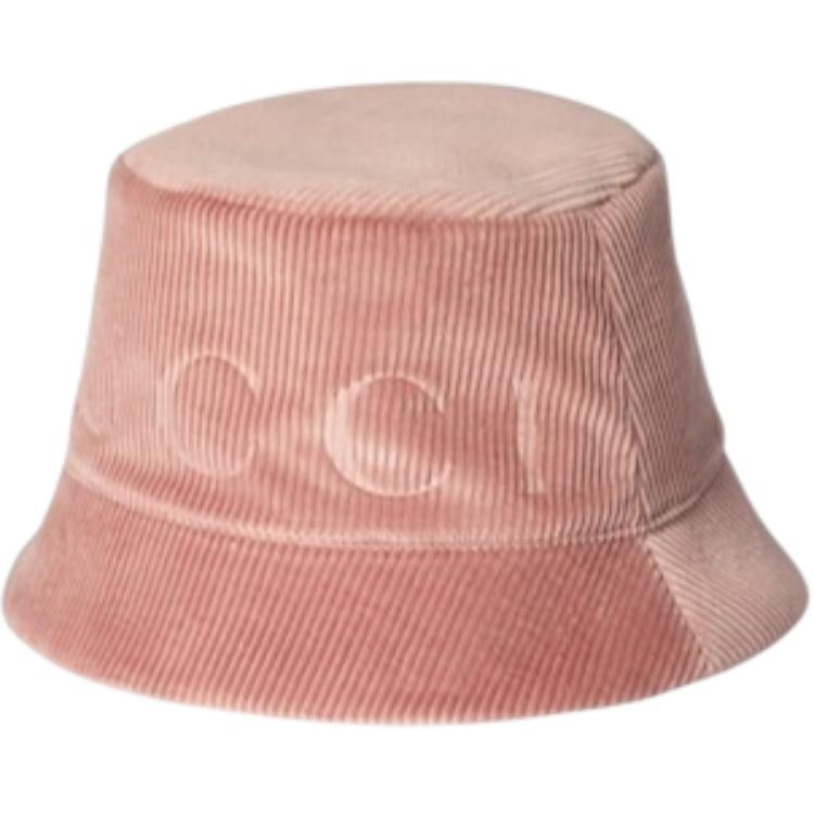 GUCCI Кордюровая ведро-шляпа Unisex Pink
GUCCI Кордюровая ведро-шляпа Unisex Pink
