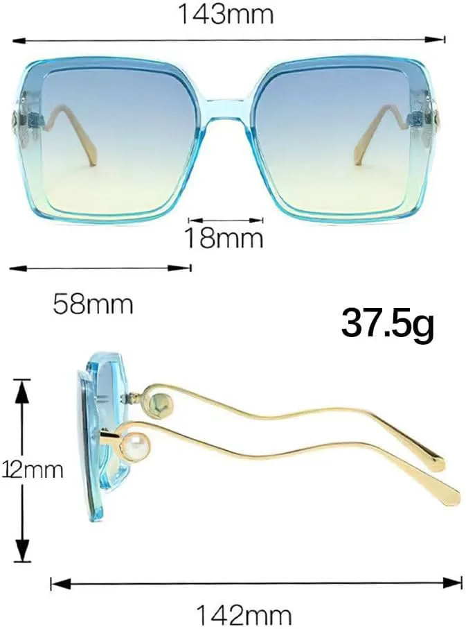 Женские солнцезащитные очки с градиентной сине-желтой оправой, уникальная двойная оправа с золотым сферическим декором, современный модный дизайн HYYZZC, Leopard
Женские солнцезащитные очки с градиентной сине-желтой оправой, уникальная двойная оправа с золотым сферическим декором, современный модный дизайн HYYZZC, Leopard