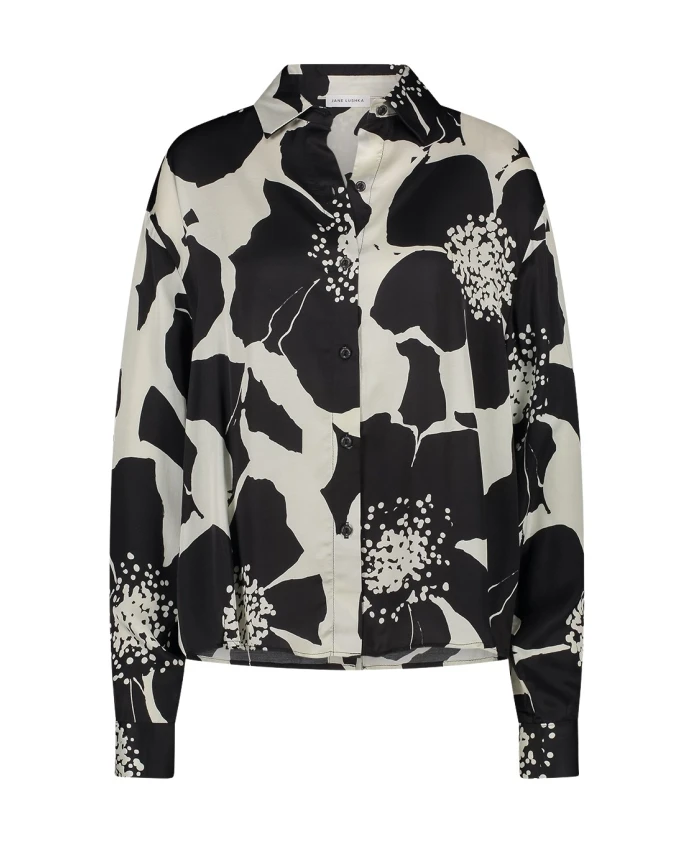 Блузка из вискозы с принтом и блеском Jane Lushka, черный
Блузка из вискозы с принтом и блеском Jane Lushka, черный