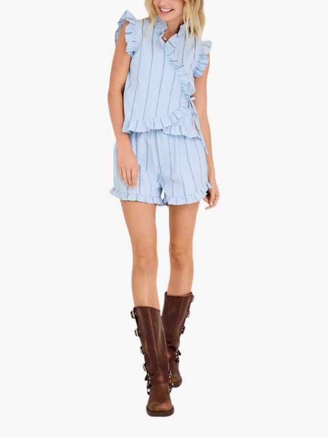 Топ Lizza с рюшами в полоску A-VIEW, Light Blue
Топ Lizza с рюшами в полоску A-VIEW, Light Blue