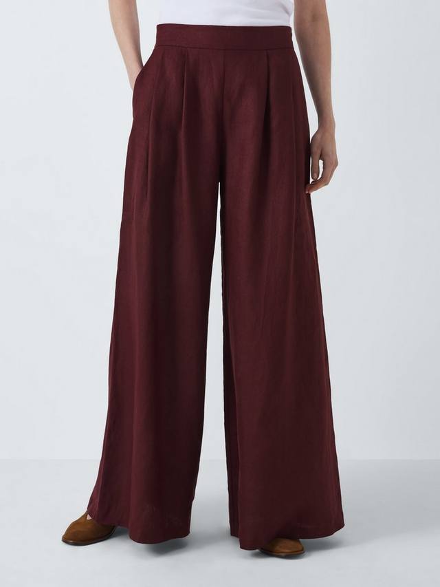 Льняные брюки палаццо John Lewis, коричневый
Льняные брюки палаццо John Lewis, коричневый