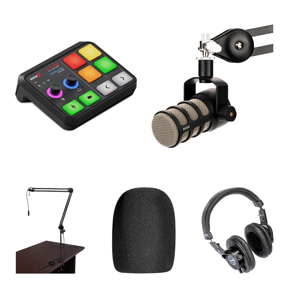 Комплект для потокового видео и подкастинга RODE X
Комплект для потокового видео и подкастинга RODE X