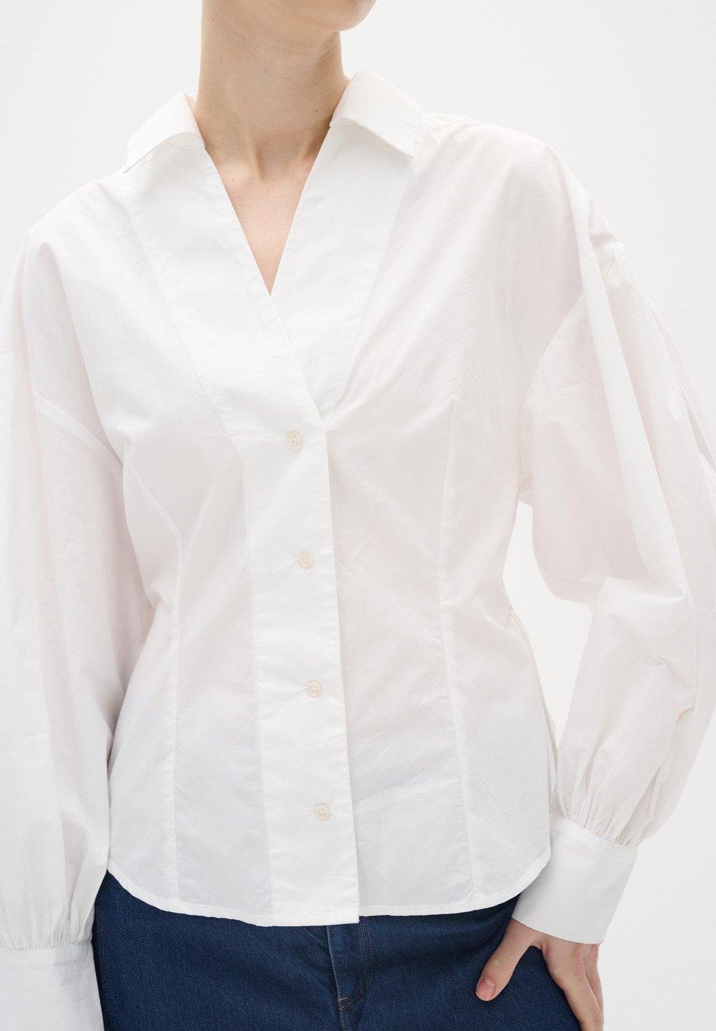 Блузка на пуговицах VALLEY InWear, белый
Блузка на пуговицах VALLEY InWear, белый