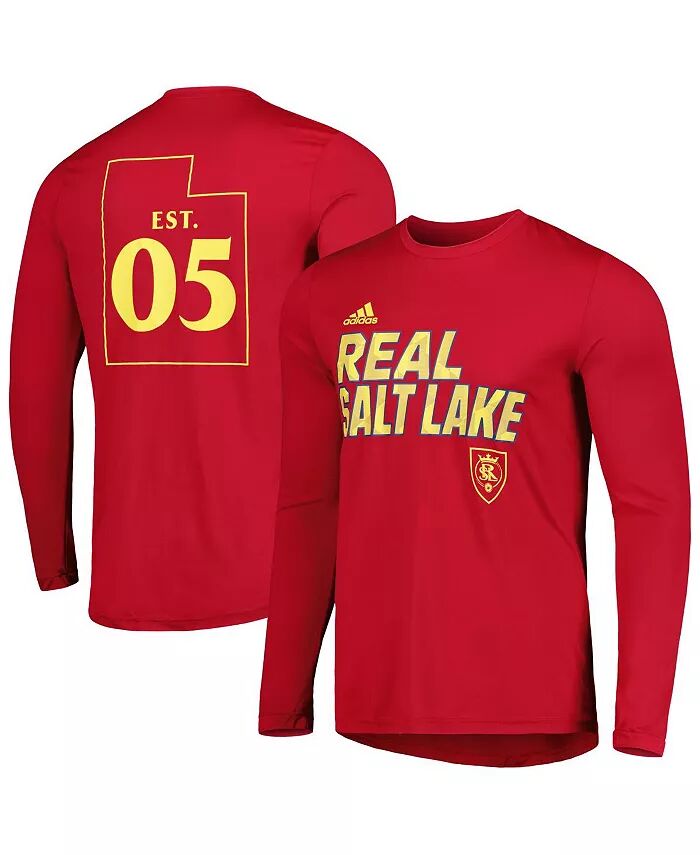 Мужская красная футболка Real Salt Lake Jersey Hook AEROREADY с длинным рукавом adidas
Мужская красная футболка Real Salt Lake Jersey Hook AEROREADY с длинным рукавом adidas
