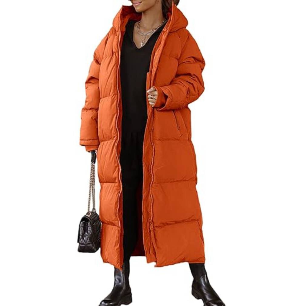 Длинное стеганое пальто с капюшоном Tankaneo Maxi, оранжевый
Длинное стеганое пальто с капюшоном Tankaneo Maxi, оранжевый