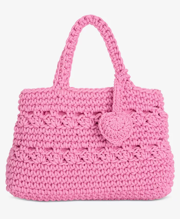 Средняя сумка-тоут вязаная крючком On 34th, розовый
Средняя сумка-тоут вязаная крючком On 34th, розовый