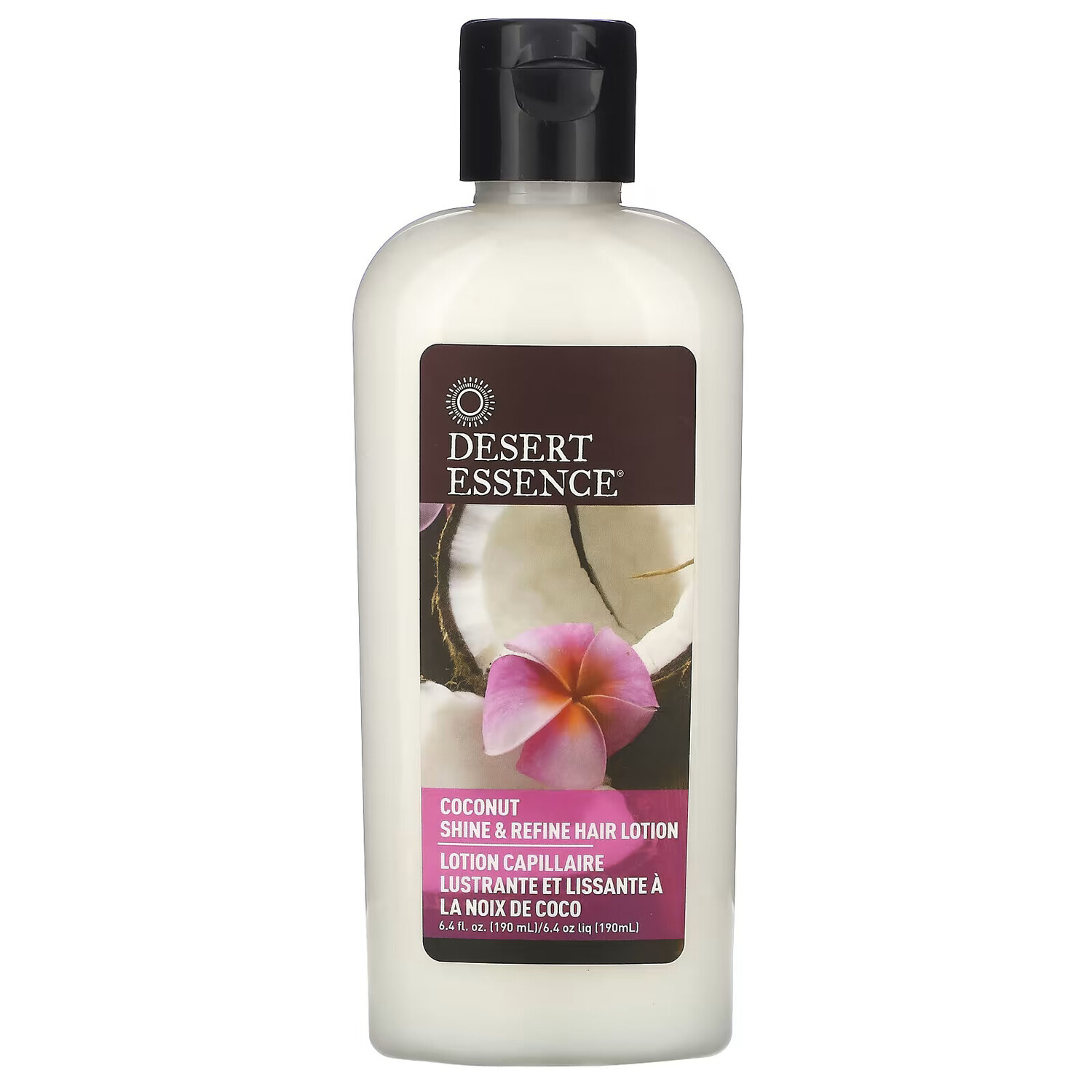 Desert Essence, Лосьон для волос Shine & Refine с кокосовым орехом, 6,4 ж. унц.(190 мл)
Desert Essence, Лосьон для волос Shine & Refine с кокосовым орехом, 6,4 ж. унц.(190 мл)