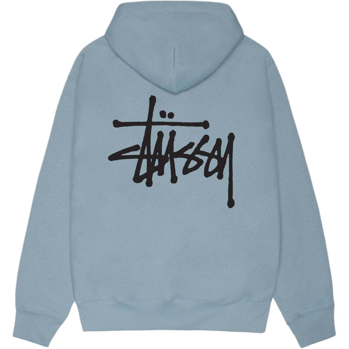 Базовый худи на молнии Stussy, синий
Базовый худи на молнии Stussy, синий