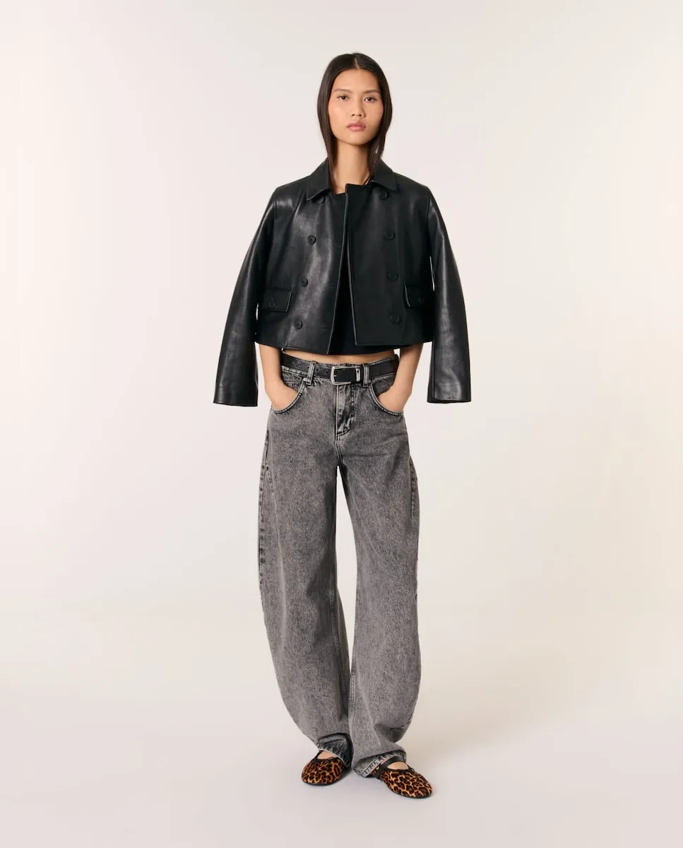 Женские джинсы-баллоны с низкой посадкой Maje, серый
Женские джинсы-баллоны с низкой посадкой Maje, серый