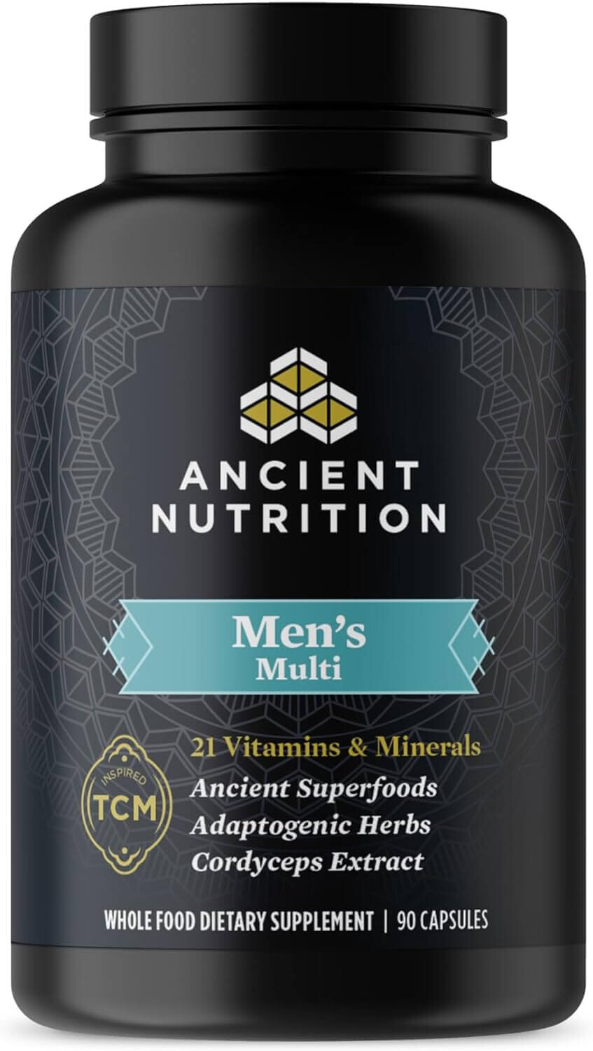 Мультивитамины для мужчин Ancient Nutrition Supports Healthy Immune System and Bone Health, 90 капсул
Мультивитамины для мужчин Ancient Nutrition Supports Healthy Immune System and Bone Health, 90 капсул