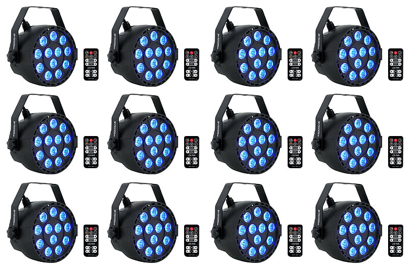 12 Rockville RockPAR TRI LED RGB Compact Par Can DJ DMX Wash Lights+Remote Black (12) ROCKPAR TRI BLACK
12 Rockville RockPAR TRI LED RGB Compact Par Can DJ DMX Wash Lights+Remote Black (12) ROCKPAR TRI BLACK