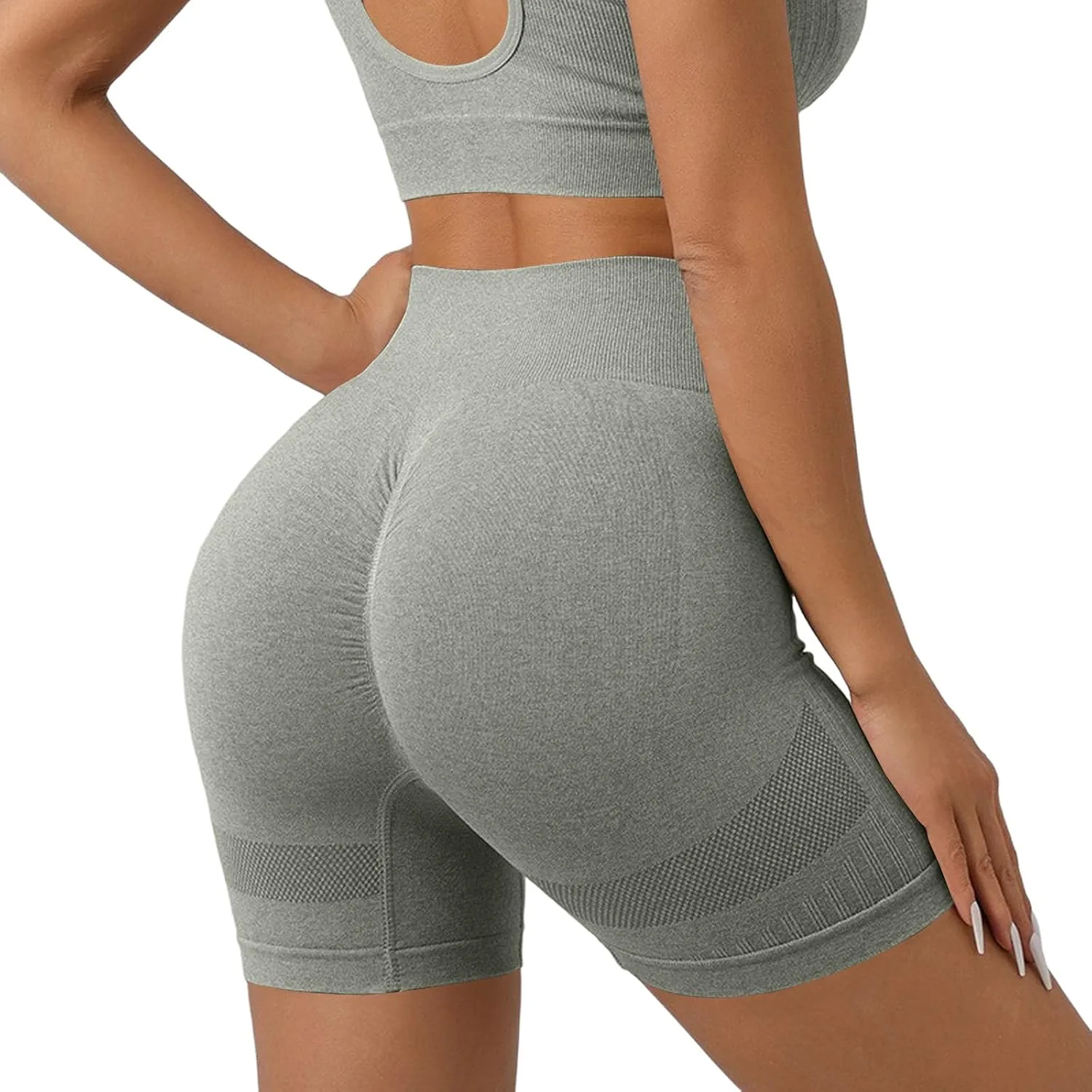 Высокие шорты-леггинсы Seamless для женщин Yoga Biker EOPUING
Высокие шорты-леггинсы Seamless для женщин Yoga Biker EOPUING