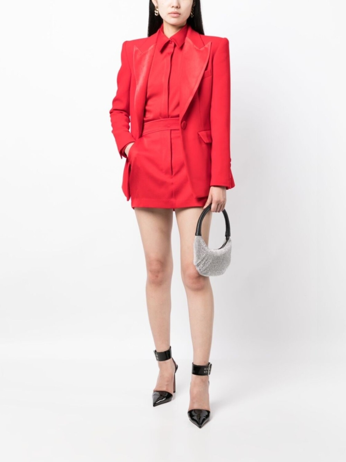 Атласная юбка с завышенной талией Alex Perry, красный
Атласная юбка с завышенной талией Alex Perry, красный