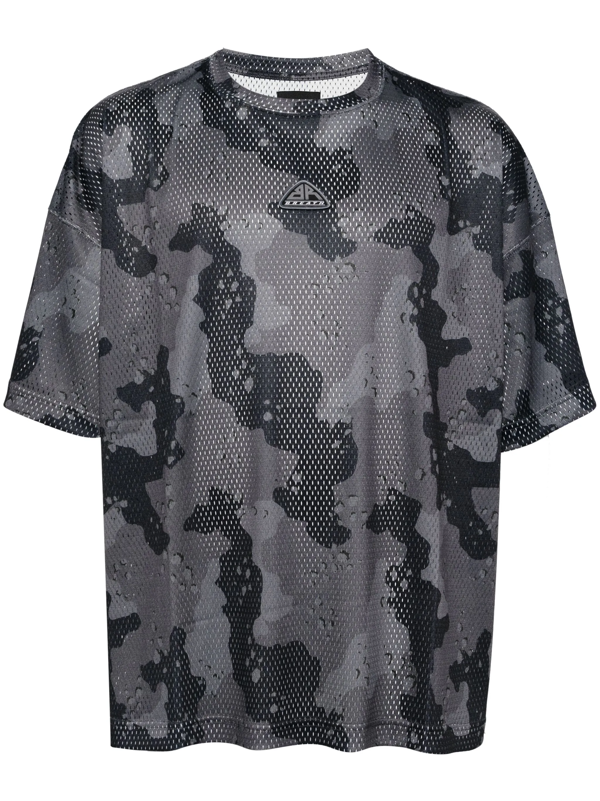 Сетчатая футболка с камуфляжным принтом Breath, черный
Сетчатая футболка с камуфляжным принтом Breath, черный