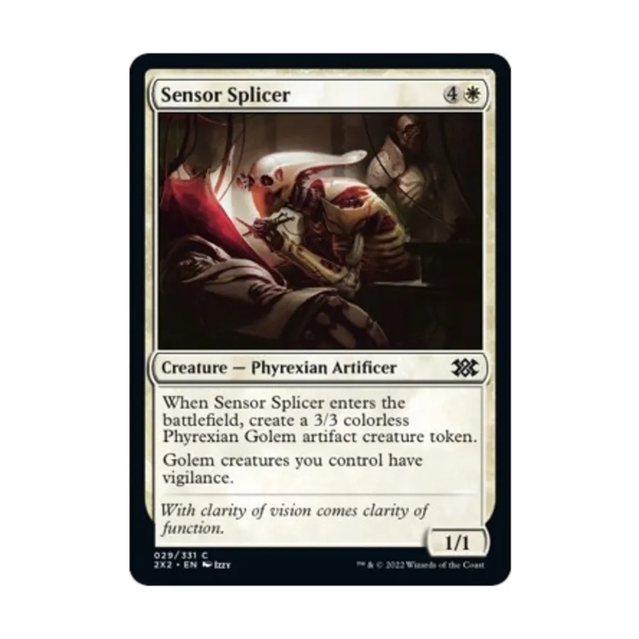 CCG Устройство для сращивания датчиков (C) (фольга), MTG - Double Masters 2022
CCG Устройство для сращивания датчиков (C) (фольга), MTG - Double Masters 2022