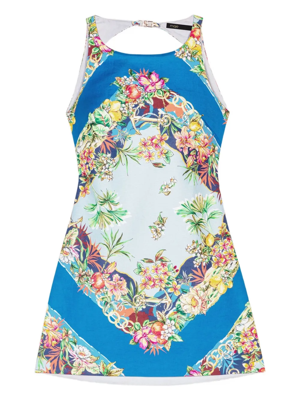 Платье с цветочным принтом и открытой спиной Maje, синий
Платье с цветочным принтом и открытой спиной Maje, синий