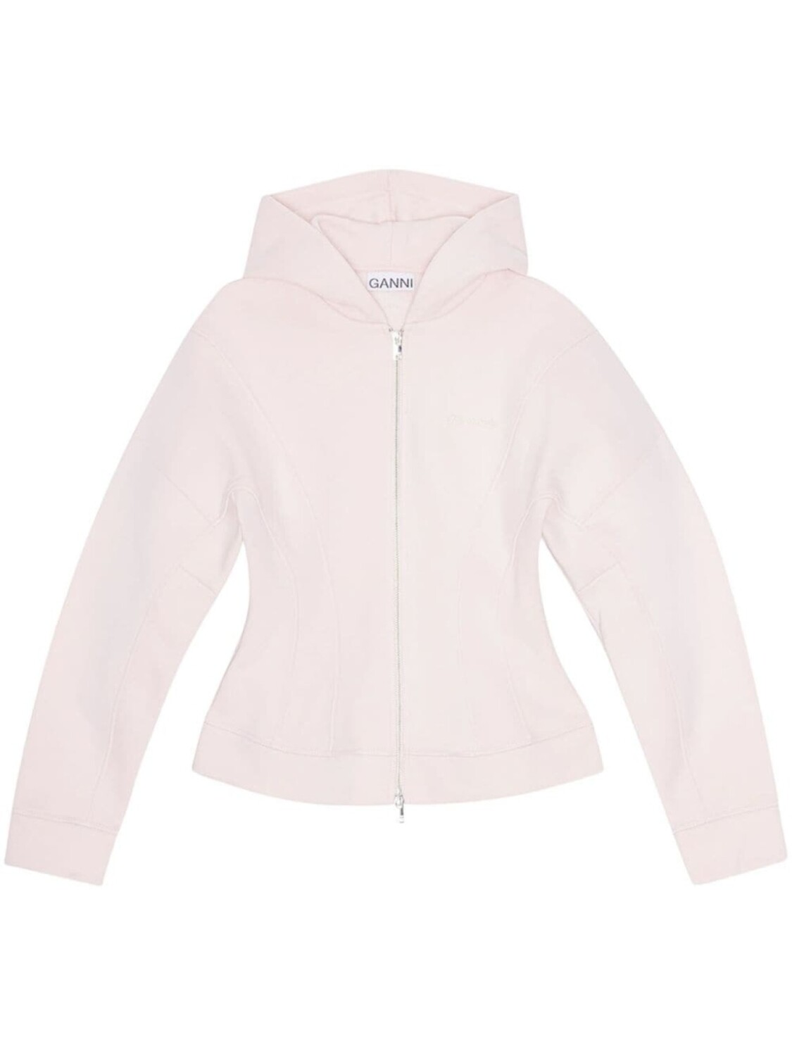 Куртка на молнии с капюшоном GANNI, розовый
Куртка на молнии с капюшоном GANNI, розовый