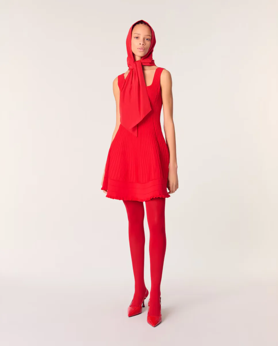 Короткое платье из трикотажа Maje, красный
Короткое платье из трикотажа Maje, красный