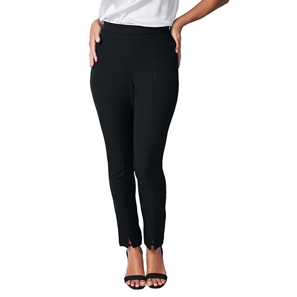 Женские брюки с разрезом спереди и манжетами на щиколотках, plus size, bi-stretch Jessica London, Black
Женские брюки с разрезом спереди и манжетами на щиколотках, plus size, bi-stretch Jessica London, Black