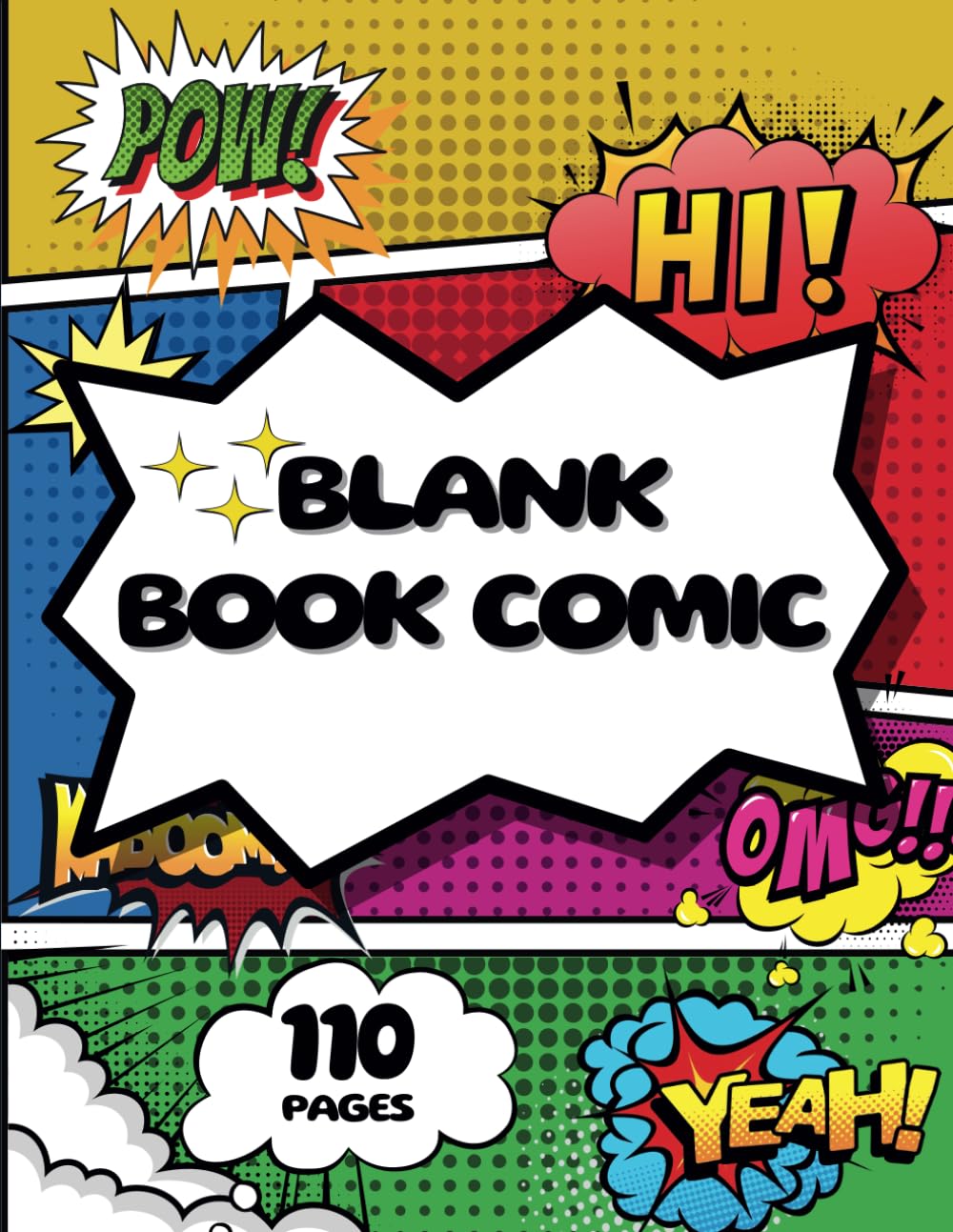 Blank Comic Book: Draw, Sketch, and Write Your Own Adventures (Independently published)
Blank Comic Book: Draw, Sketch, and Write Your Own Adventures (Independently published)