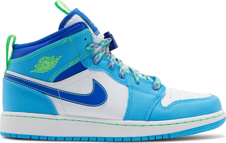 Кроссовки Air Jordan 1 Mid SE GS Sprite, синий
Кроссовки Air Jordan 1 Mid SE GS Sprite, синий