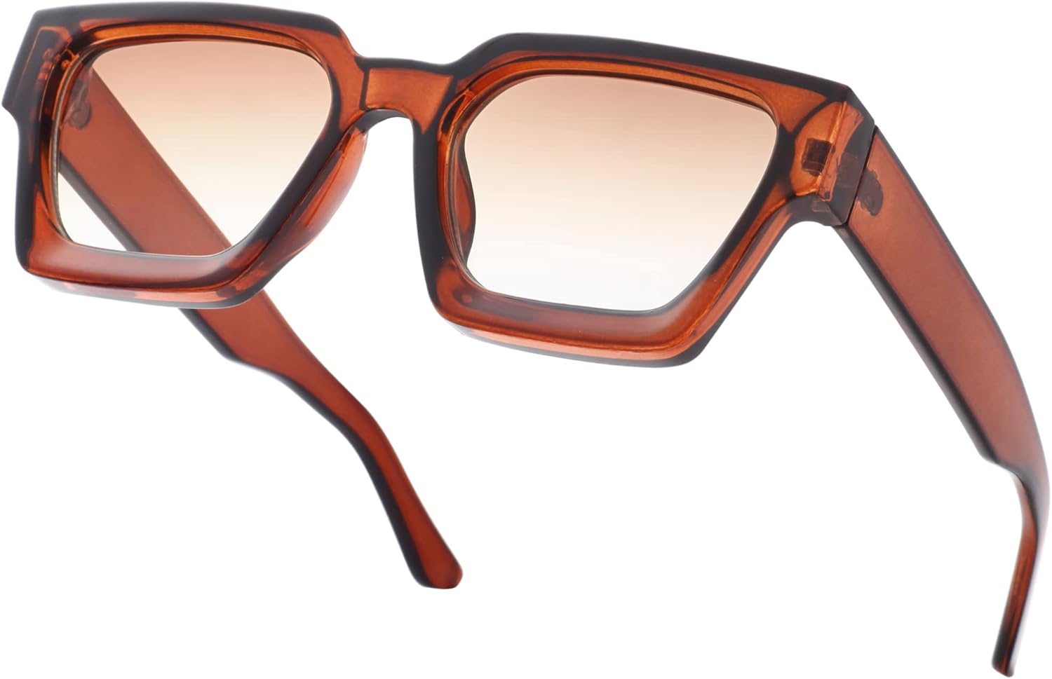 Солнцезащитные очки в толстой квадратной оправе для женщин и мужчин, ретро-очки прямоугольной формы, модные черные солнцезащитные очки Teumire, A3 Transparent Brown/Gradient Brown Lens
Солнцезащитные очки в толстой квадратной оправе для женщин и мужчин, ретро-очки прямоугольной формы, модные черные солнцезащитные очки Teumire, A3 Transparent Brown/Gradient Brown Lens