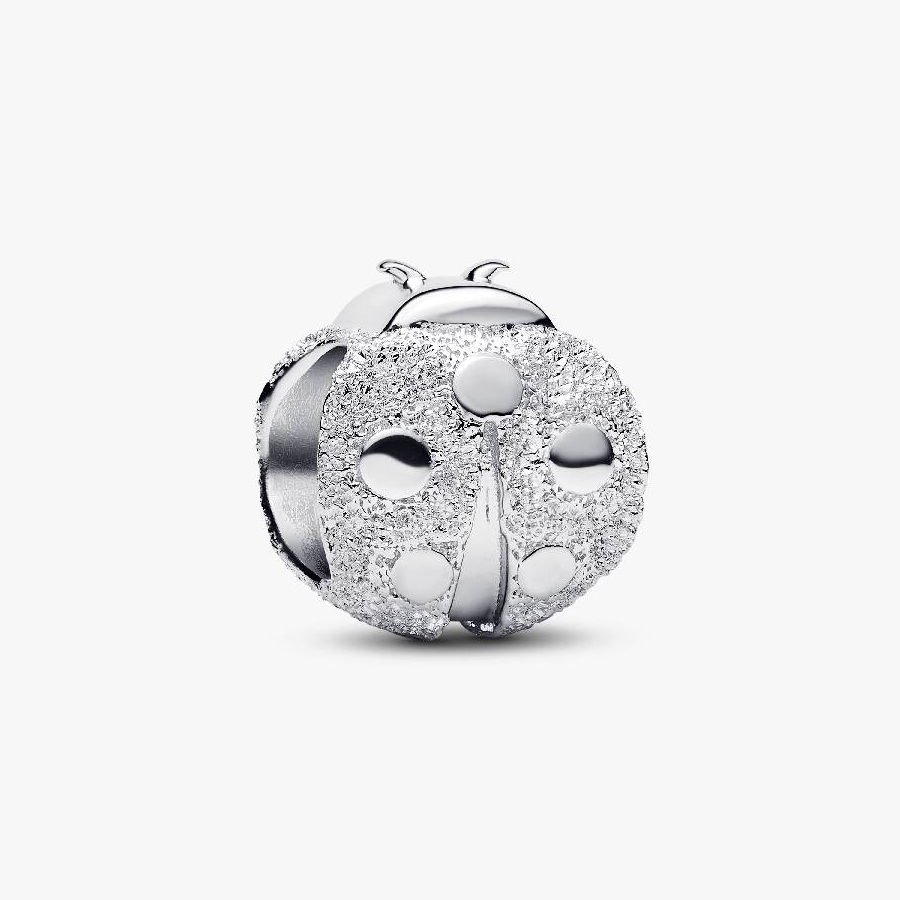 Шарм Pandora Textured Ladybird Mini, серебро
Шарм Pandora Textured Ladybird Mini, серебро