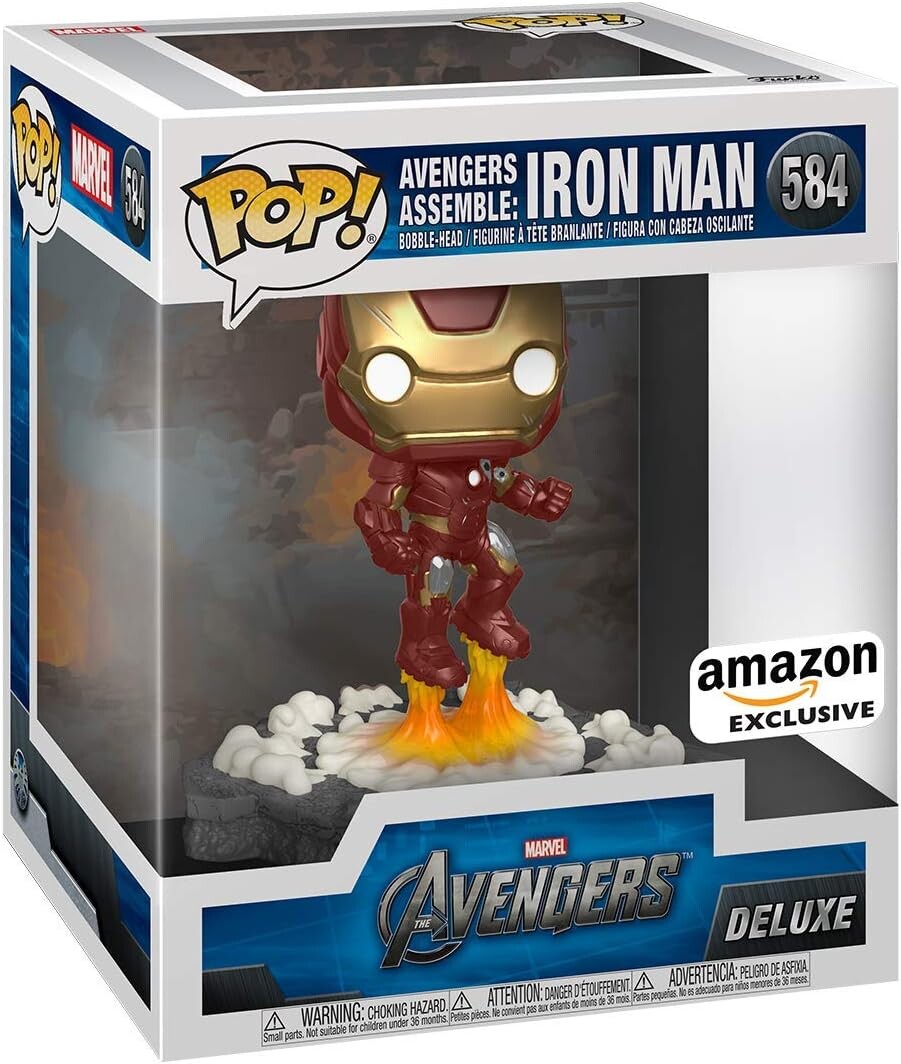 Фигурка Funko Pop! Deluxe, Marvel: Avengers Assemble Series - Iron Man
Фигурка Funko Pop! Deluxe, Marvel: Avengers Assemble Series - Iron Man