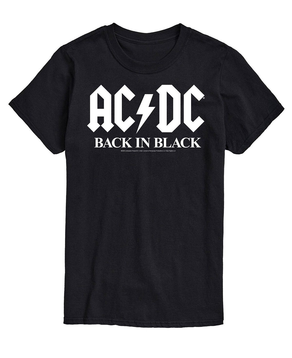 Мужская футболка acdc back in black AIRWAVES, черный 
Мужская футболка acdc back in black AIRWAVES, черный