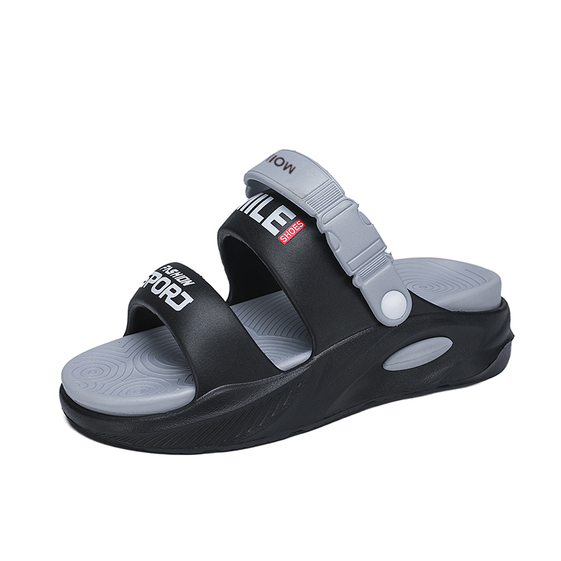 MIIOW Скользостойкие антибактериальные шлепанцы мужские - черные, цвет Black 
MIIOW Скользостойкие антибактериальные шлепанцы мужские - черные, цвет Black