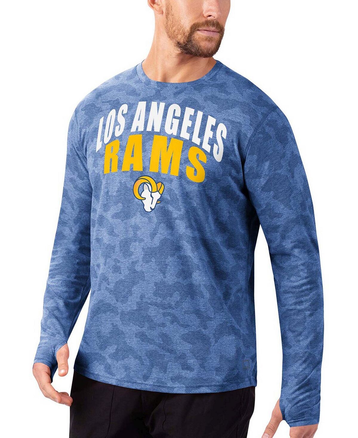 Мужская футболка с длинным рукавом royal los angeles rams camo performance MSX by Michael Strahan
Мужская футболка с длинным рукавом royal los angeles rams camo performance MSX by Michael Strahan