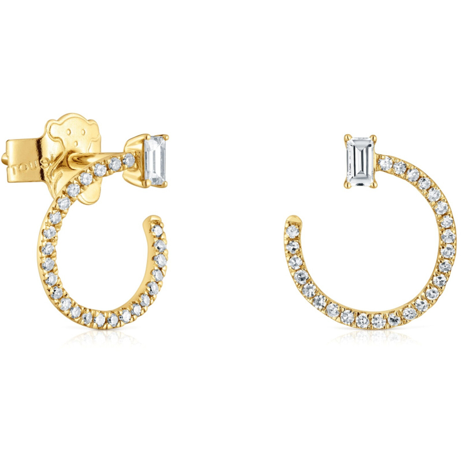 Серьги Tous Gold Half-Circle With Diamonds Les Classiques, золото
Серьги Tous Gold Half-Circle With Diamonds Les Classiques, золото