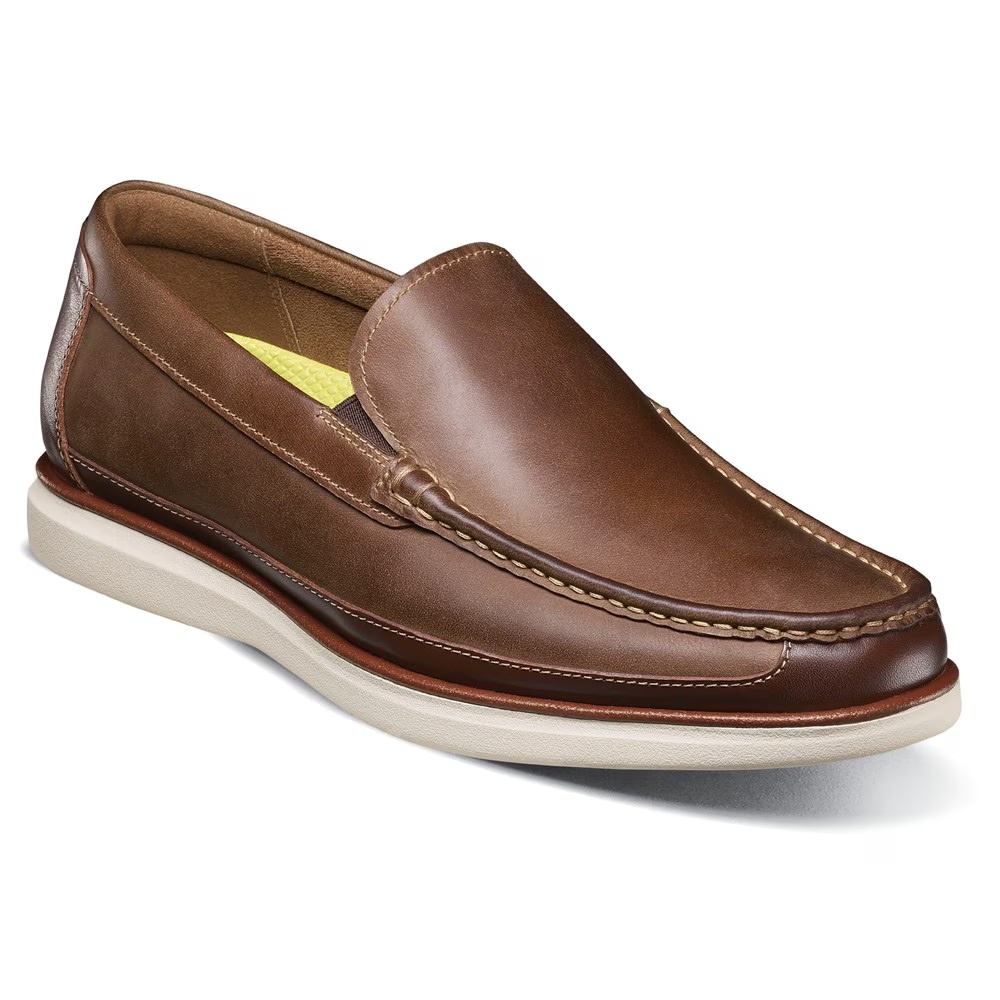 Туфли лоферы с мокасинным носом Tropics venetian от Florsheim, brown 
Туфли лоферы с мокасинным носом Tropics venetian от Florsheim, brown