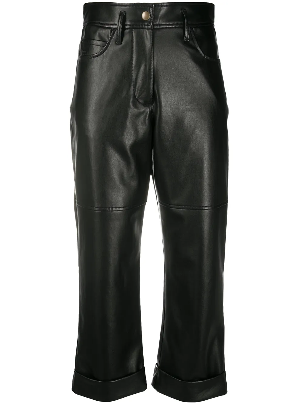 Укороченные брюки из искусственной кожи Philosophy Di Lorenzo Serafini, черный
Укороченные брюки из искусственной кожи Philosophy Di Lorenzo Serafini, черный