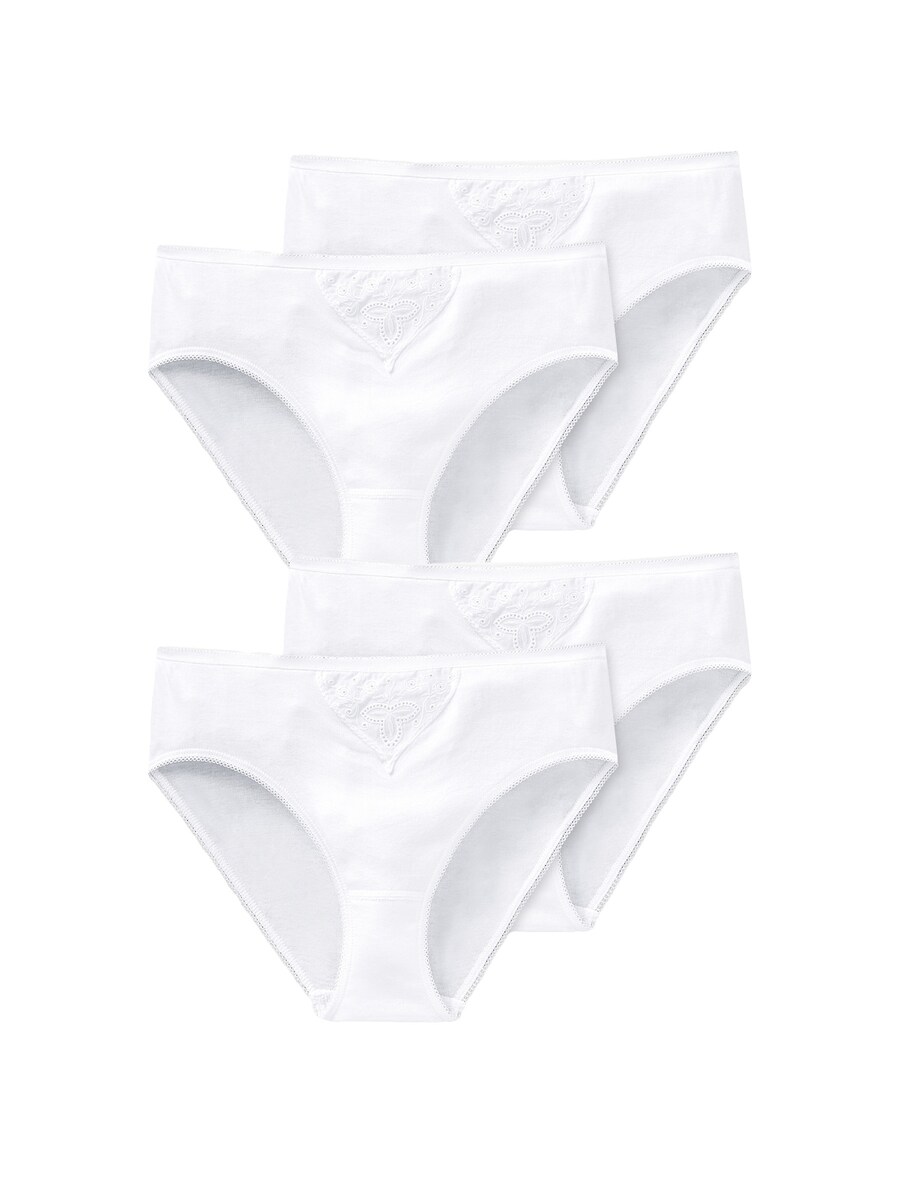 Трусики SCHIESSER Panty Cotton Essentials, белый 
Трусики SCHIESSER Panty Cotton Essentials, белый
