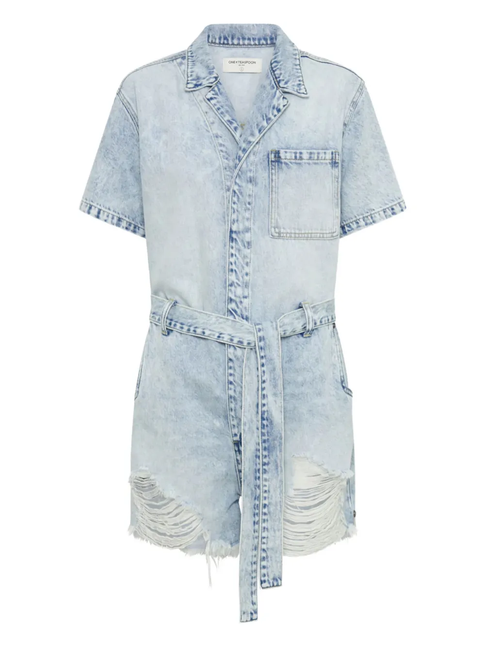 Комбинезоны с поясом и необработанным краем One Teaspoon, синий
Комбинезоны с поясом и необработанным краем One Teaspoon, синий