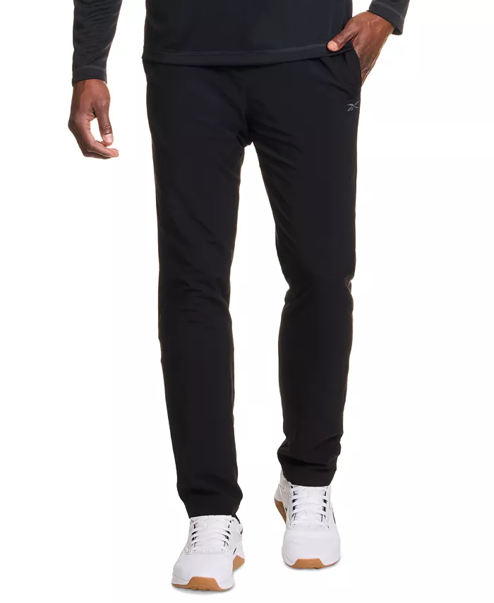 Мужские спортивные брюки с логотипом Reebok, черный
Мужские спортивные брюки с логотипом Reebok, черный