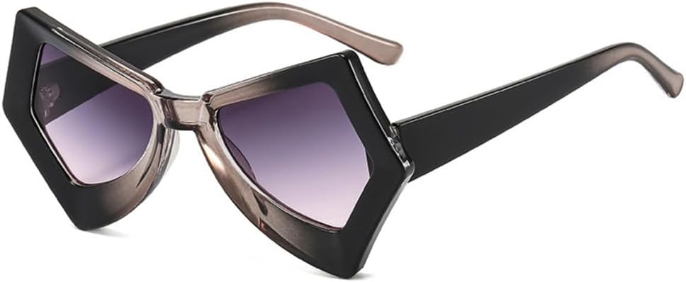 Солнцезащитные очки в стиле ретро «Кошачий глаз» с многоугольными линзами, градиентный переход цвета, защита от ультрафиолета UV400, мужские солнцезащитные очки HDUBFY, Black Gray Gray
Солнцезащитные очки в стиле ретро «Кошачий глаз» с многоугольными линзами, градиентный переход цвета, защита от ультрафиолета UV400, мужские солнцезащитные очки HDUBFY, Black Gray Gray