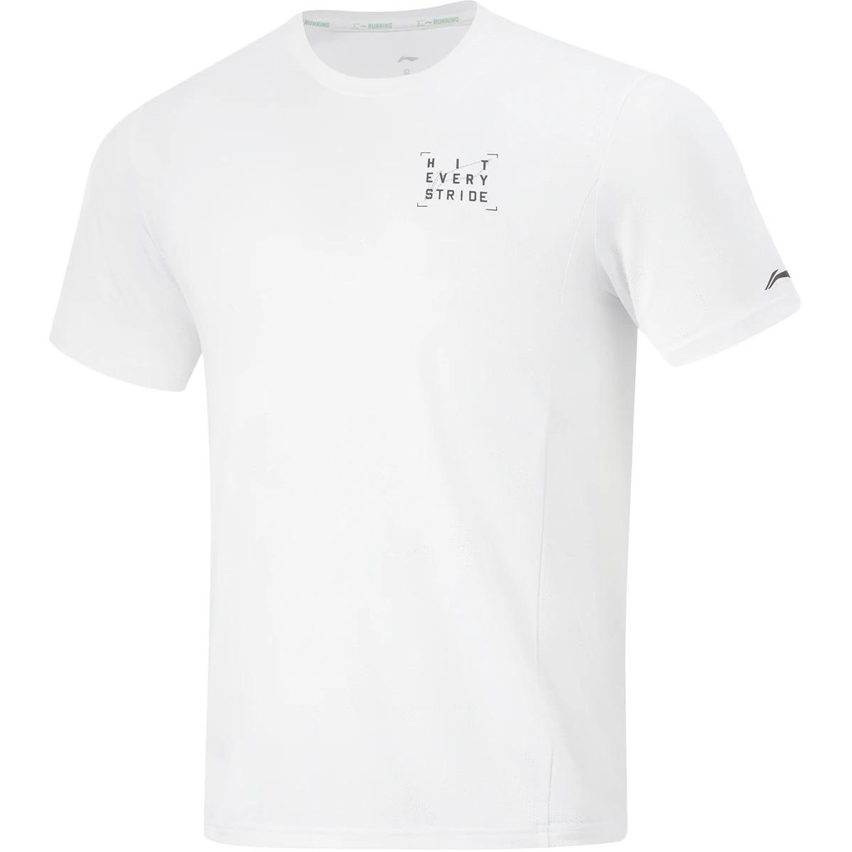 Мужская стандартная белая футболка из коллекции LiNing Running Collection
Мужская стандартная белая футболка из коллекции LiNing Running Collection