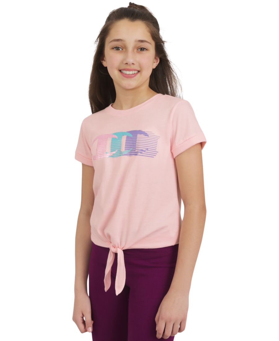 Футболка с графическим принтом и завязками спереди, с логотипом для девочек постарше Champion, Blush
Футболка с графическим принтом и завязками спереди, с логотипом для девочек постарше Champion, Blush