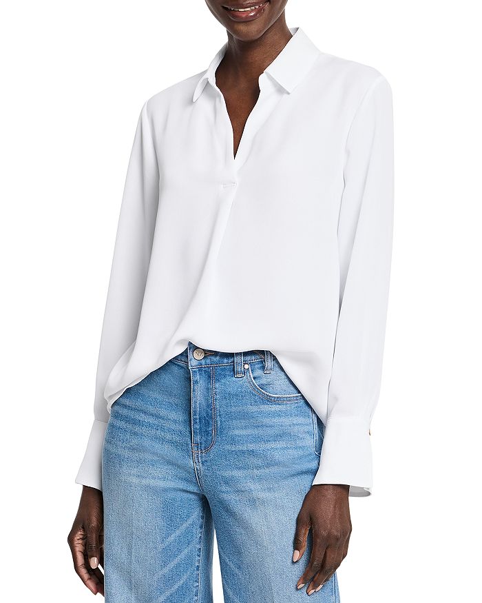 Легкая блуза Popover NIC+ZOE, белый 
Легкая блуза Popover NIC+ZOE, белый