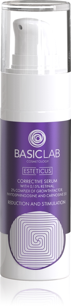 Корректирующий продукт для лица «Косметология Эстетик» Basiclab, 0.15% retinal 30 мл
Корректирующий продукт для лица «Косметология Эстетик» Basiclab, 0.15% retinal 30 мл