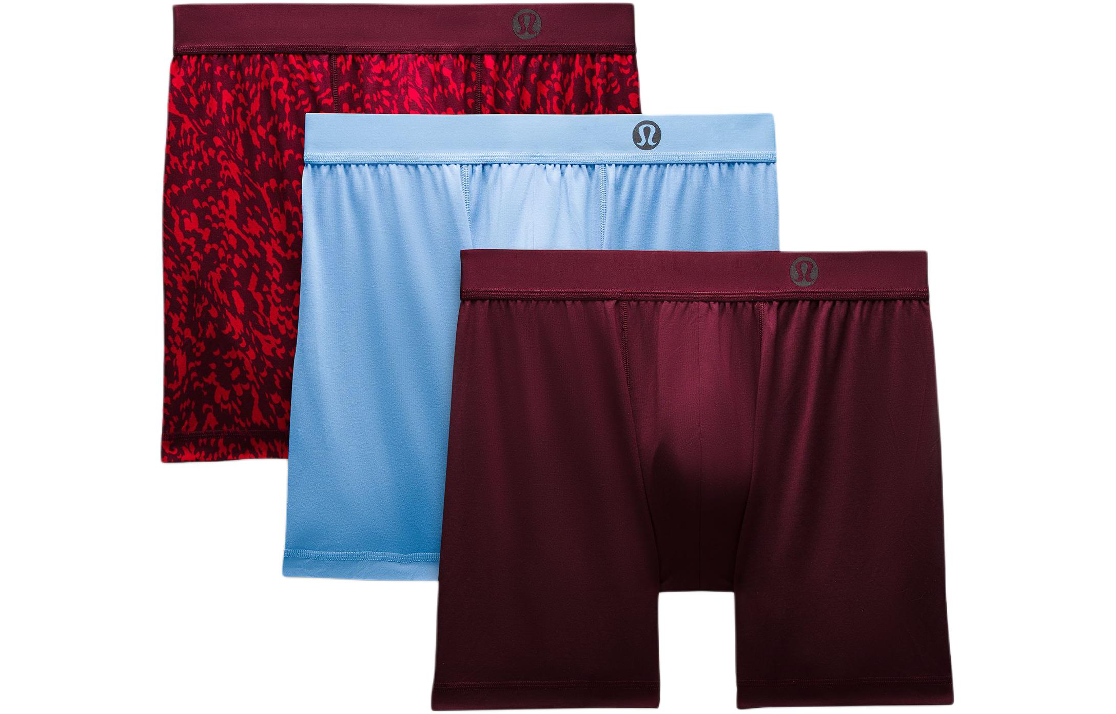Мужские трусы 3 штуки Lululemon, синий/темно-красный
Мужские трусы 3 штуки Lululemon, синий/темно-красный