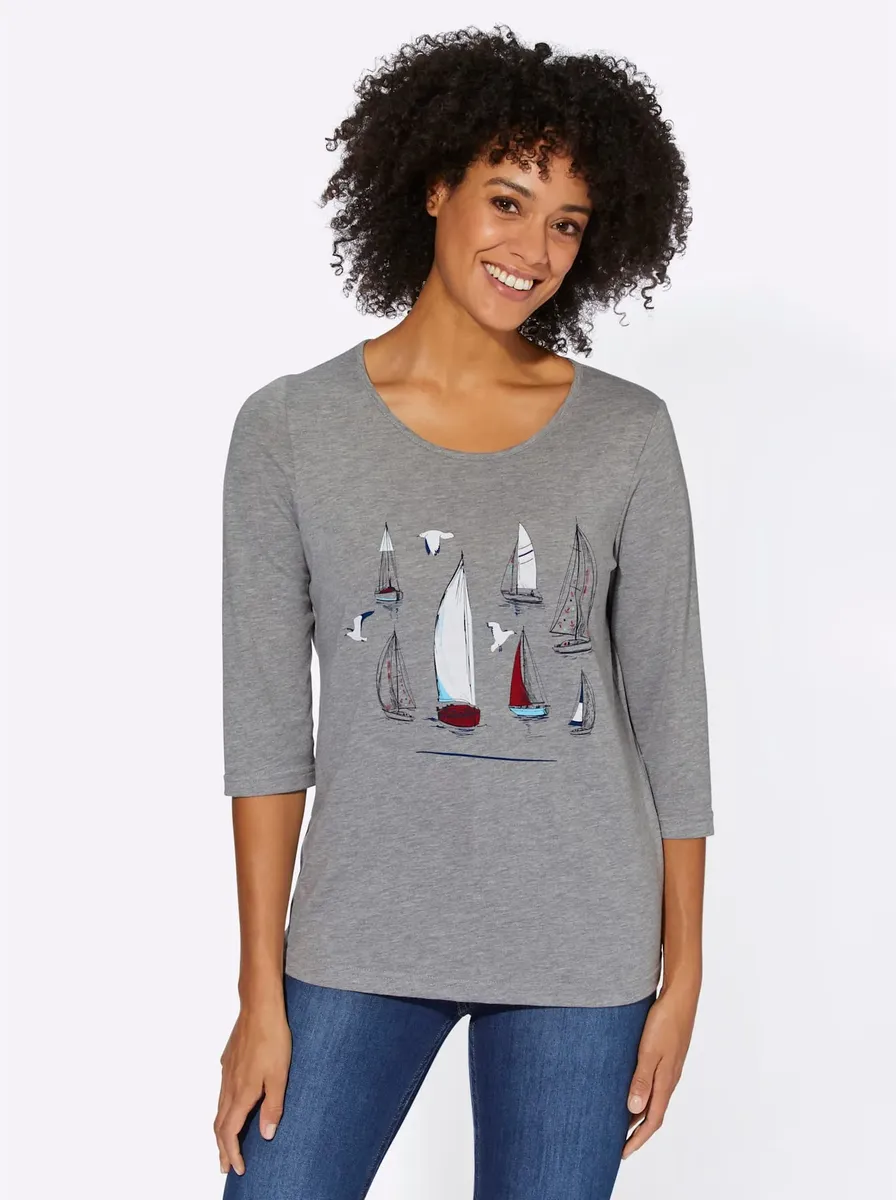 Рубашка Classic Basics с рукавом 3/4 "Shirt", серый
Рубашка Classic Basics с рукавом 3/4 "Shirt", серый