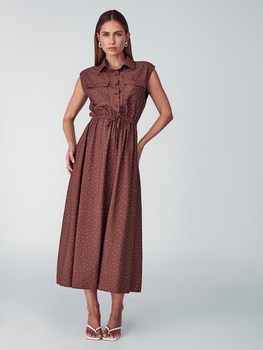 Платье-рубашка Willa Sez, темно-коричневый
Платье-рубашка Willa Sez, темно-коричневый