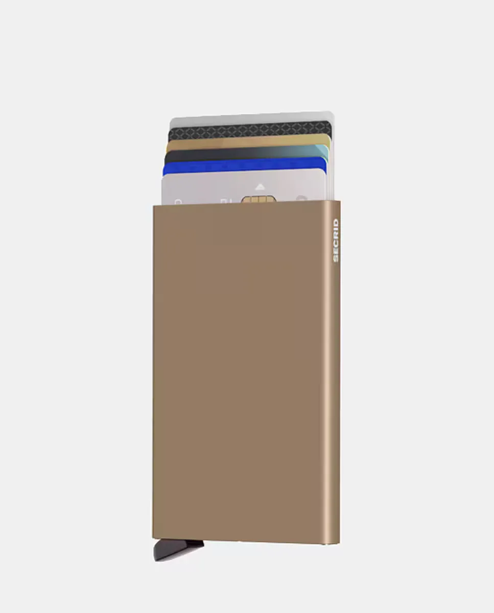 Металлический визитник Unisex Secrid золотистого оттенка, бежевый
Металлический визитник Unisex Secrid золотистого оттенка, бежевый