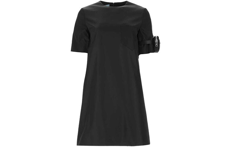 Женское платье Prada с короткими рукавами, черный
Женское платье Prada с короткими рукавами, черный